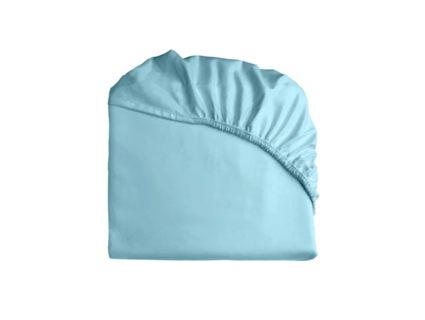 Простыня Primavelle на резинке Satin Luxe (голубая) 499