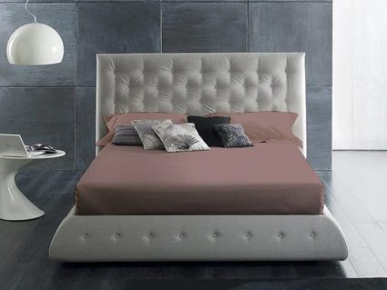 Простыня Primavelle на резинке Satin Luxe (марсала) 499